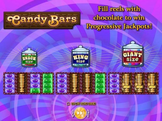 Fill reels with chocolate to win progressive jackpot