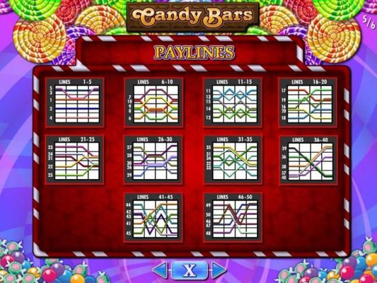 Payline Diagrams 1-50