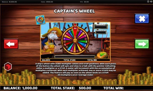 Captains Wheel Rules