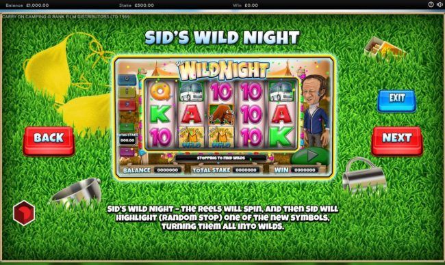 Sids Wild Night Rules