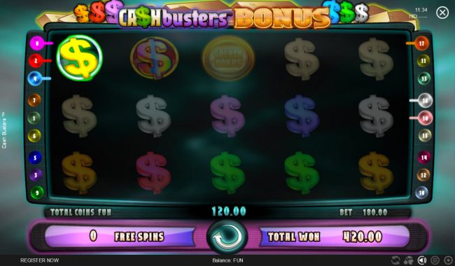 Free Spins Game Board