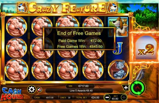 Total Free Spins Payout