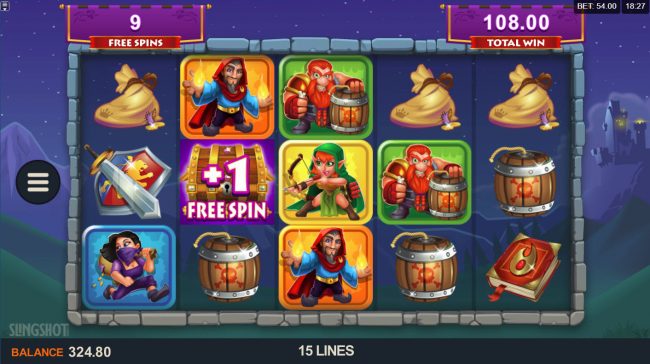 Free Spins Game Board