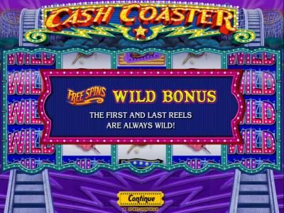 Free Spins Wild Bonus - The first and last reels are always wild.