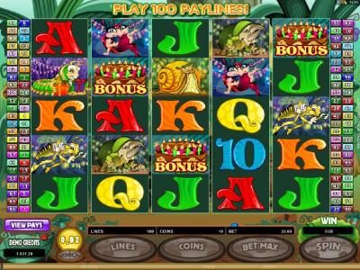 Three Bonus Symbols triggers Free Spins feature