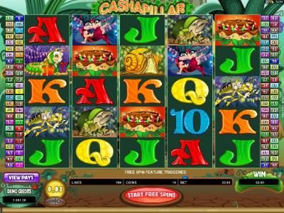 Free Spins Feature Game Board