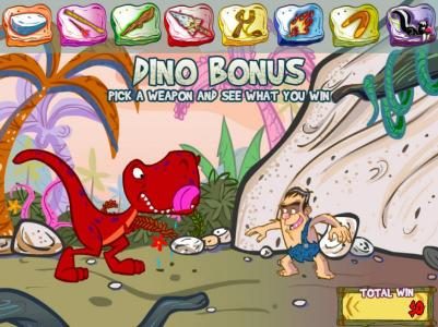 Dino Bonus - Select a weapon and see what you win.