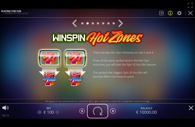 Win Spin Hot Zones
