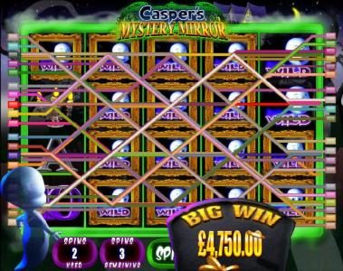 multiple winning paylines triggers a big win during the free spins feature