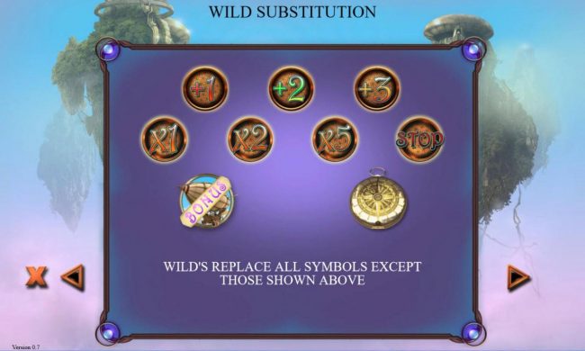 Wilds replace all symbols except those shown here