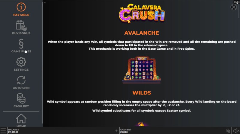 Calavera Crush :: Avalanche Feature