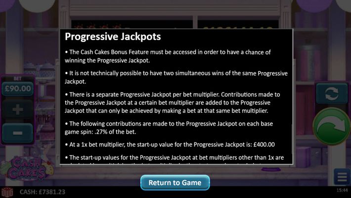 Progressive Jackpot