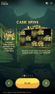 Cash Spins