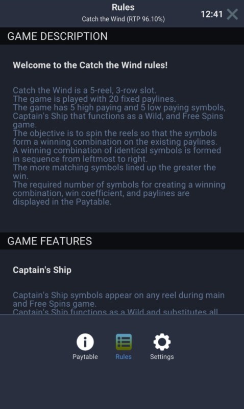 General Game Rules