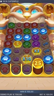 Win multilpiers wheb coins drop into slots