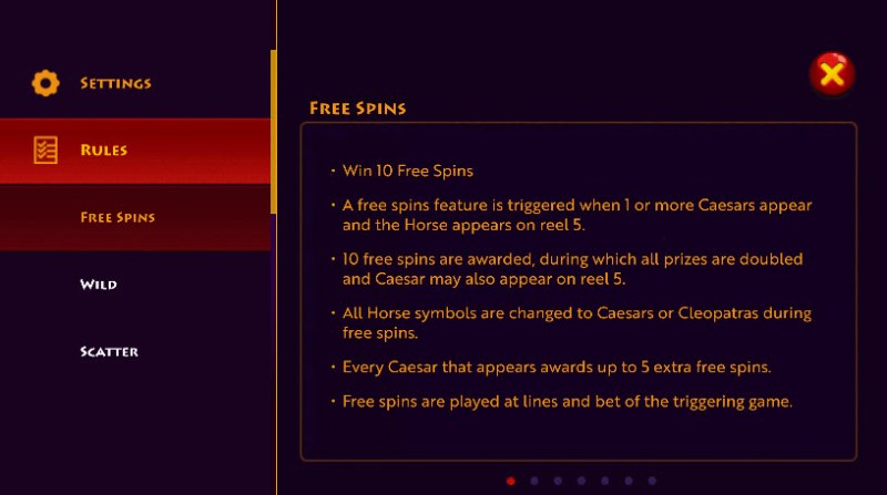 Free Spins Rules