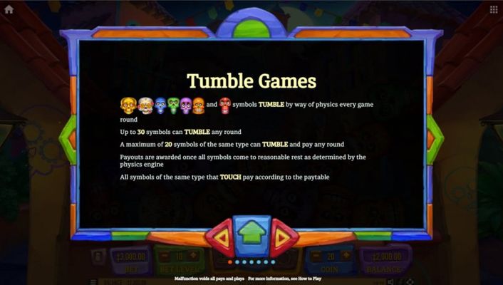 Calaveras Explosivas :: Tumble Games