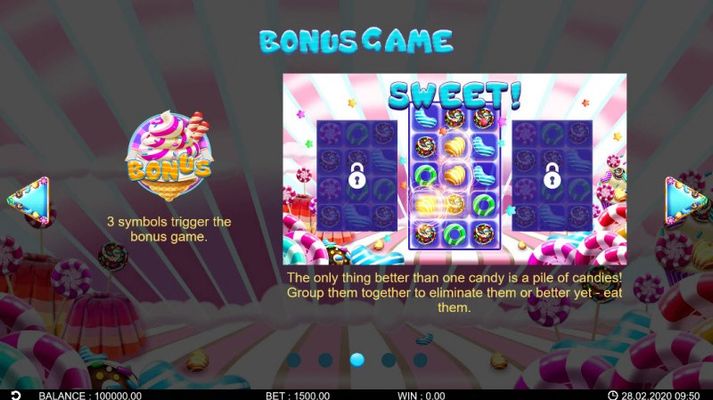 Candy Rush :: Bonus Game Rules
