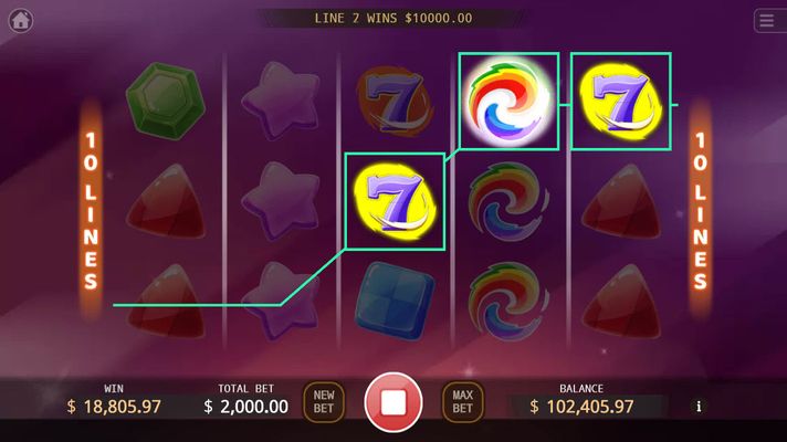 Candy Storm :: Game pays in both directions