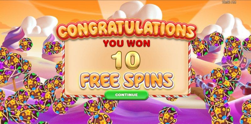 Candyways Bonanza Megaways :: 10 free spins awarded