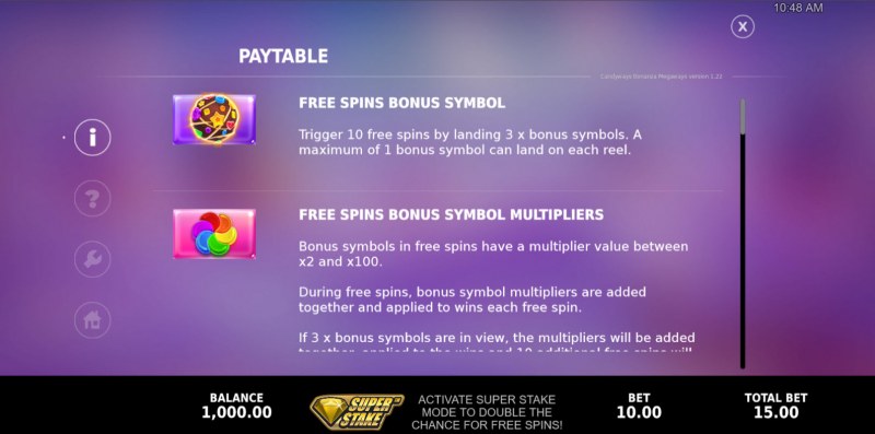 Free Spin Feature Rules