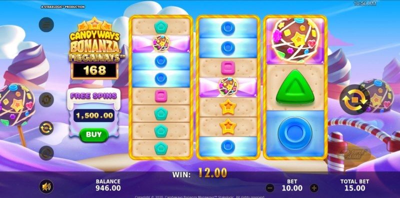 Scatter symbols triggers the free spins bonus feature