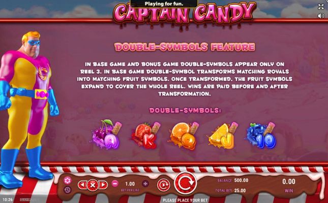 Captain Candy :: Feature Rules