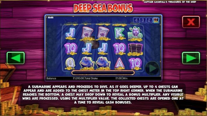 Captain Cashfall's Treasures of the Deep :: Deep Sea Bonus