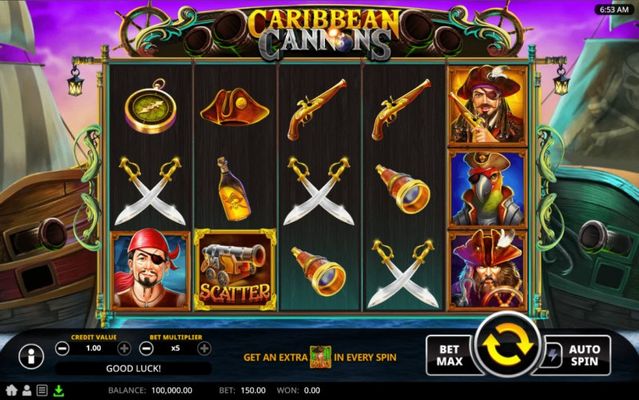 Caribbean Cannons :: Main Game Board