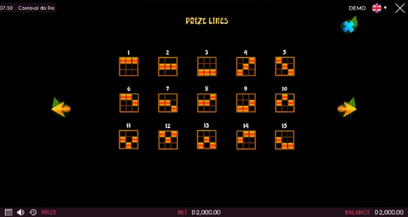 Prize Lines 1-15