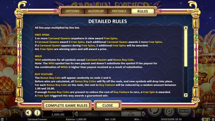 General Game Rules