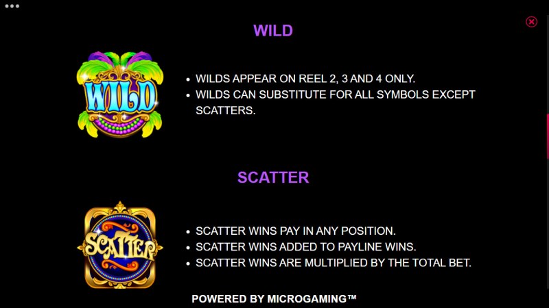 Wild and Scatter Rules