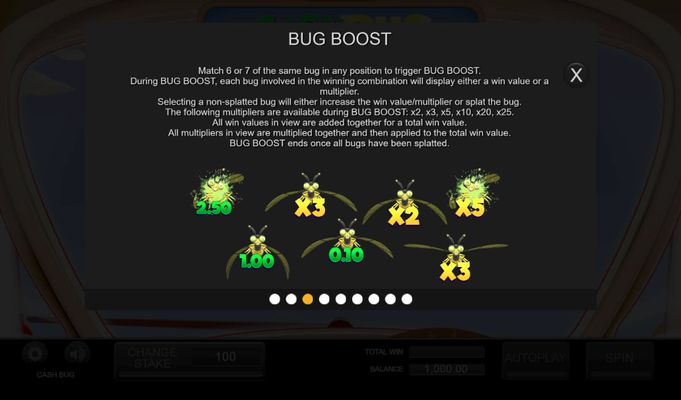 Cash Bug :: Bug Boost Feature Rules