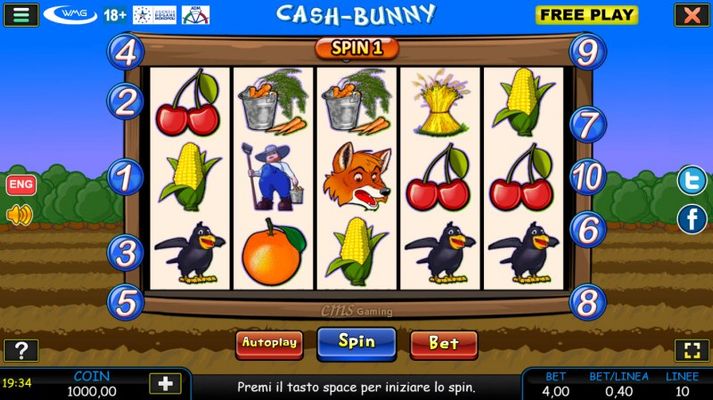 Cash-Bunny :: Main Game Board