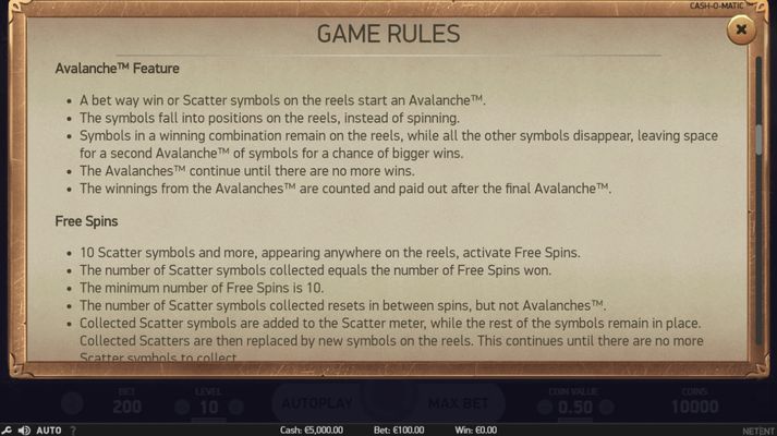 General Game Rules