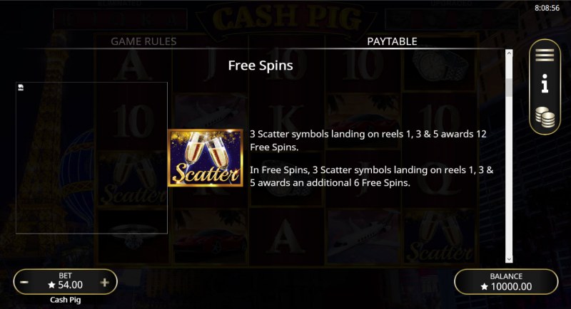 Free Spin Feature Rules