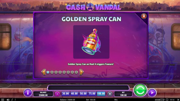 Golden Spray Can