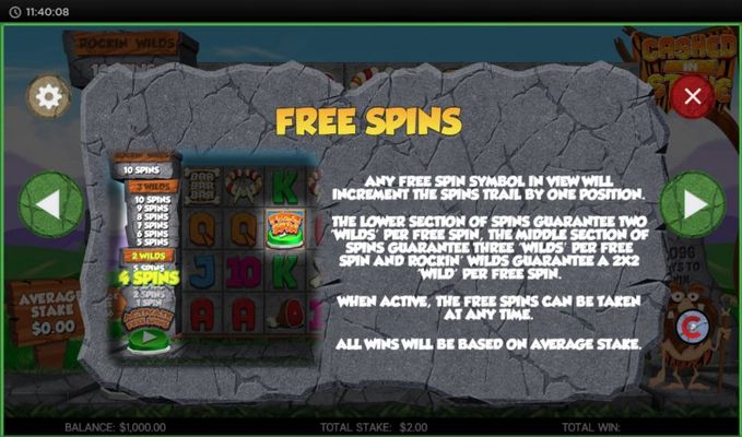 Free Spins Rules