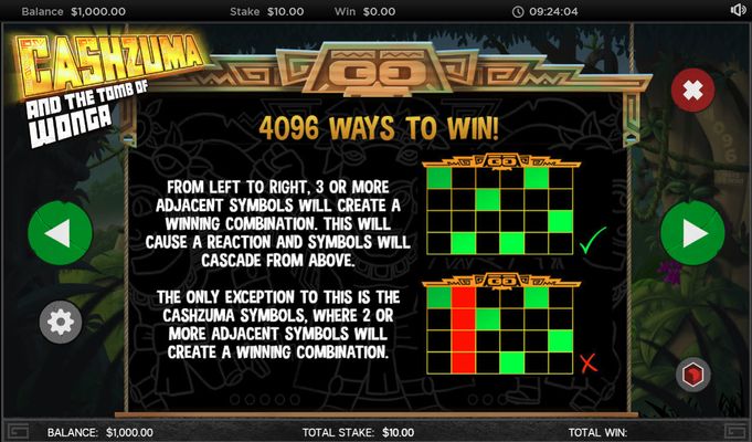 Cashzuma and the Tomb of Wonga :: 4096 Ways to Win