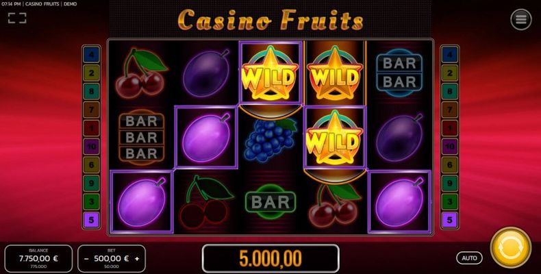 A five of a kind win