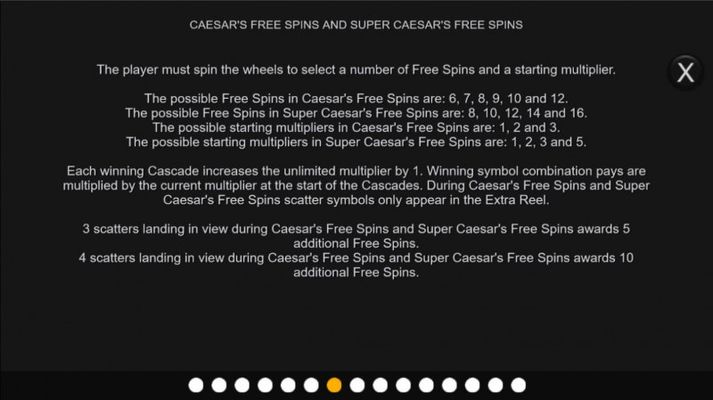 Free Spin Feature Rules