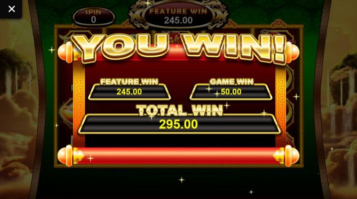 Total free spins payout