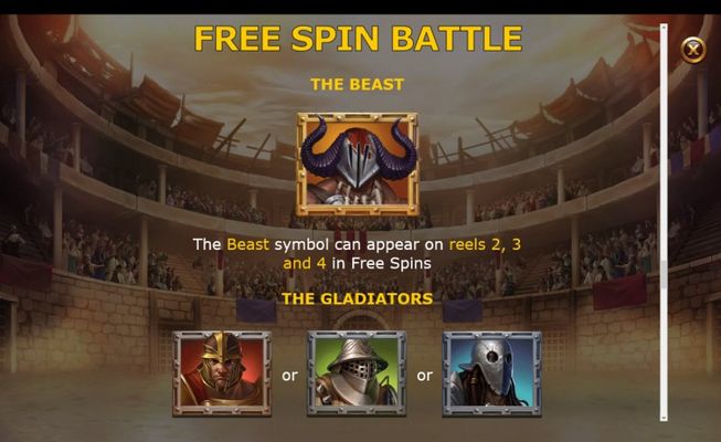 Champions of Rome :: Free Spins Rules