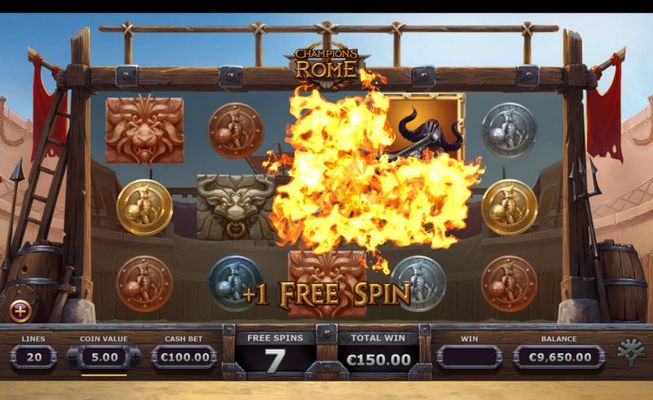 Hitting the beast will add 1 free spin