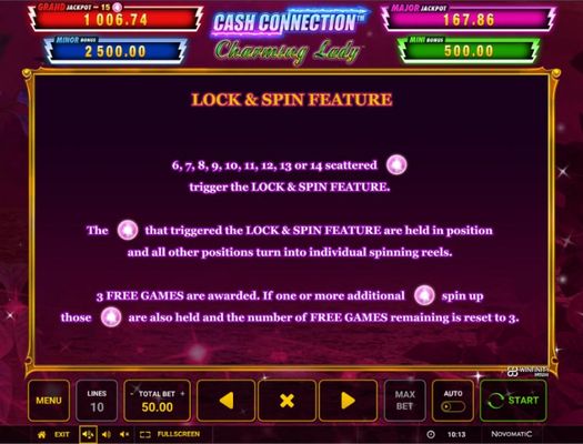 Lock and Spin Feature