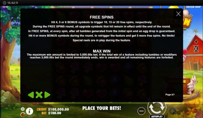 Free Spin Feature Rules