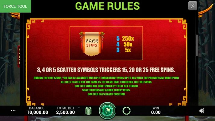 Free Spins Rules