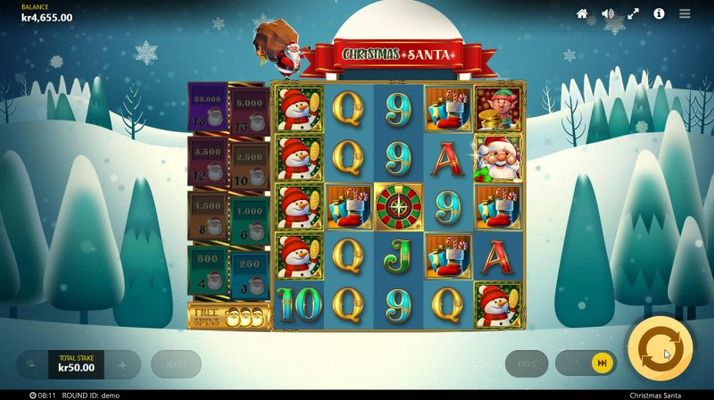 Christmas Santa :: Scatter symbol triggers the bonus feature
