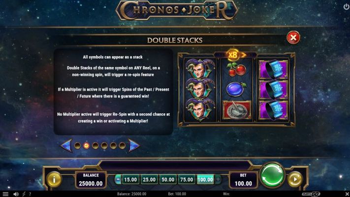 Double Stacks Feature Rules