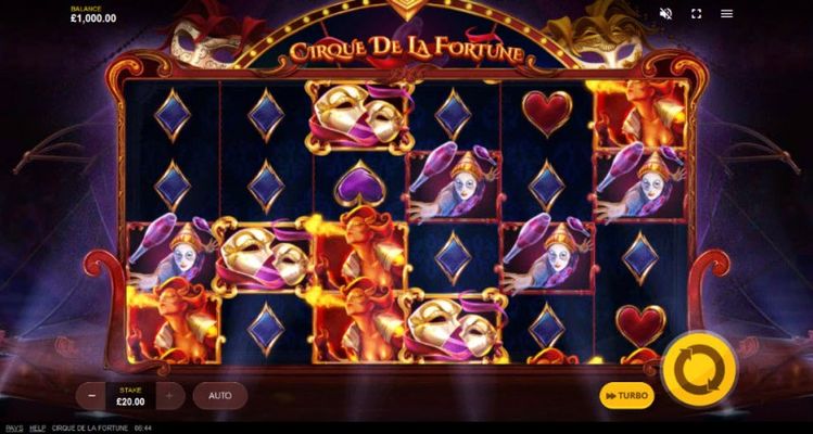 Play slots at Rembrandt: Rembrandt featuring the Video Slots Cirque de la Fortune with a maximum payout of $69,420